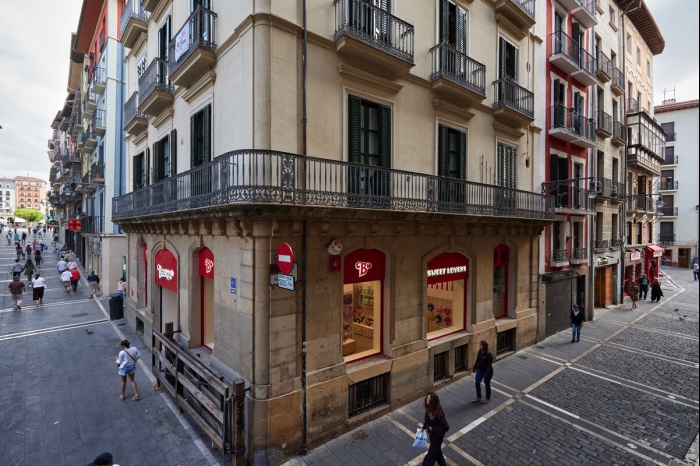 Mercaderes 9 - Vistas directas del encierro en Pamplona en Pamplona